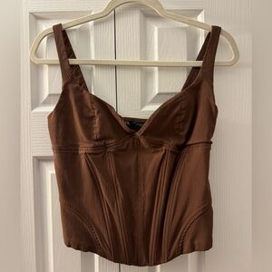 Zara corset top
